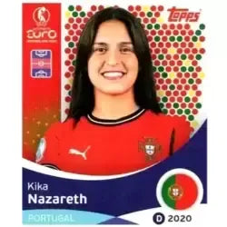 Cromo Trading Card Fútbol-Kika Nazareth-Portugal-Topps Uefa Women's Euro 2025-#118-Basico