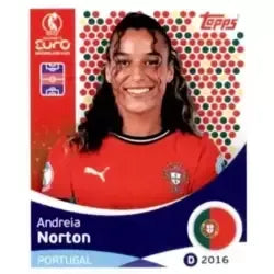 Cromo Trading Card Fútbol-Andreia Norton-Portugal-Topps Uefa Women's Euro 2025-#119-Basico