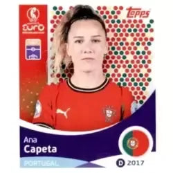 Cromo Trading Card Fútbol-Ana Capeta-Portugal-Topps Uefa Women's Euro 2025-#123-Basico
