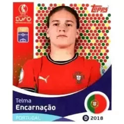 Cromo Trading Card Fútbol-Telma Encarnacao-Portugal-Topps Uefa Women's Euro 2025-#124-Basico