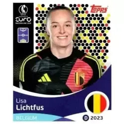 Cromo Trading Card Fútbol-Lisa Lichtfus-Belgium-Topps Uefa Women's Euro 2025-#127-Basico
