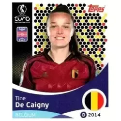 Cromo Trading Card Fútbol-Tine De Caigny-Belgium-Topps Uefa Women's Euro 2025-#135-Basico