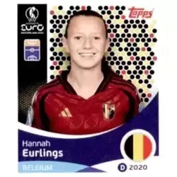 Cromo Trading Card Fútbol-Hannah Eurlings-Belgium-Topps Uefa Women's Euro 2025-#138-Basico