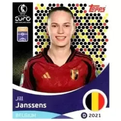 Cromo Trading Card Fútbol-Jill Janssens-Belgium-Topps Uefa Women's Euro 2025-#139-Basico