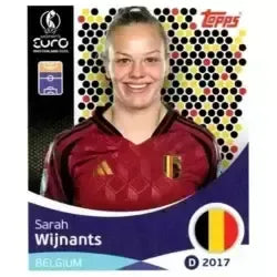 Cromo Trading Card Fútbol-Sarah Wijnants-Belgium-Topps Uefa Women's Euro 2025-#140-Basico
