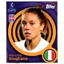 Cromo Trading Card Fútbol-Manuela Giugliano-Italy-Topps Uefa Women's Euro 2025-#141-Basico