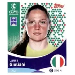 Cromo Trading Card Fútbol-Laura Giuliani-Italy-Topps Uefa Women's Euro 2025-#143-Basico