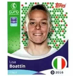 Cromo Trading Card Fútbol-Lisa Boattin-Italy-Topps Uefa Women's Euro 2025-#145-Basico