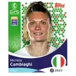 Cromo Trading Card Fútbol-Michela Cambiaghi-Italy-Topps Uefa Women's Euro 2025-#153-Basico