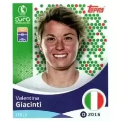 Cromo Trading Card Fútbol-Valentina Giacinti-Italy-Topps Uefa Women's Euro 2025-#154-Basico