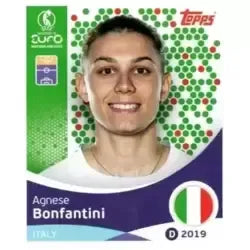 Cromo Trading Card Fútbol-Agnese Bonfantini-Italy-Topps Uefa Women's Euro 2025-#156-Basico
