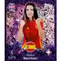 Cromo Trading Card Fútbol-Aitana Bonmati-Shining Stars-Topps Uefa Women's Euro 2025-#157-foil