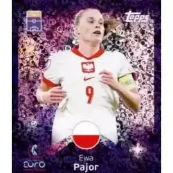 Cromo Trading Card Fútbol-Ewa Pajor-Shining Stars-Topps Uefa Women's Euro 2025-#159-foil