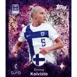 Cromo Trading Card Fútbol-Emma Koivisto-Shining Stars-Topps Uefa Women's Euro 2025-#161-foil
