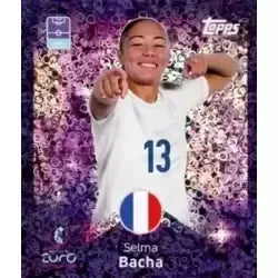 Cromo Trading Card Fútbol-Selma Bacha-Shining Stars-Topps Uefa Women's Euro 2025-#165-foil