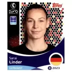 Cromo Trading Card Fútbol-Sarai Linder-Germany-Topps Uefa Women's Euro 2025-#178-Basico