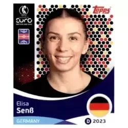 Cromo Trading Card Fútbol-Elissa Senß-Germany-Topps Uefa Women's Euro 2025-#183-Basico