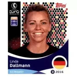 Cromo Trading Card Fútbol-Linda Dallmann-Germany-Topps Uefa Women's Euro 2025-#186-Basico