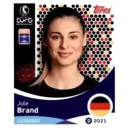 Cromo Trading Card Fútbol-Jule Brand-Germany-Topps Uefa Women's Euro 2025-#187-Basico