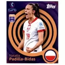 Cromo Trading Card Fútbol-Natalia Padilla-Bidas-Poland-Topps Uefa Women's Euro 2025-#189-Basico