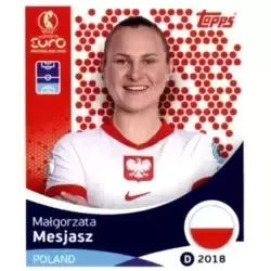 Cromo Trading Card Fútbol-Malgorzata Mesjasz-Poland-Topps Uefa Women's Euro 2025-#195-Basico