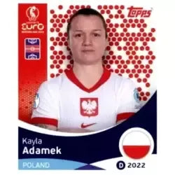 Cromo Trading Card Fútbol-Kayla Adamek-Poland-Topps Uefa Women's Euro 2025-#197-Basico