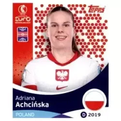 Cromo Trading Card Fútbol-Adriana Achcinska-Poland-Topps Uefa Women's Euro 2025-#198-Basico