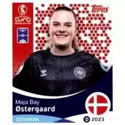 Cromo Trading Card Fútbol-Maja Bay Østergaard-Denmark-Topps Uefa Women's Euro 2025-#207-Basico