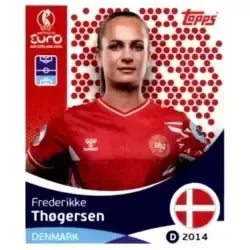 Cromo Trading Card Fútbol-Frederikke Thøgersen-Denmark-Topps Uefa Women's Euro 2025-#208-Basico