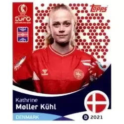 Cromo Trading Card Fútbol-Kathrine Møller Kühl-Denmark-Topps Uefa Women's Euro 2025-#215-Basico