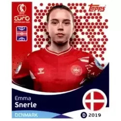 Cromo Trading Card Fútbol-Emma Snerle-Denmark-Topps Uefa Women's Euro 2025-#216-Basico