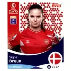 Cromo Trading Card Fútbol-Signe Bruun-Denmark-Topps Uefa Women's Euro 2025-#220-Basico