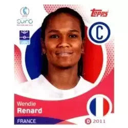 Cromo Trading Card Fútbol-Wendie Renard-France-Topps Uefa Women's Euro 2025-#238-Basico