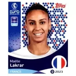 Cromo Trading Card Fútbol-Maelle Lakrar-France-Topps Uefa Women's Euro 2025-#243-Basico