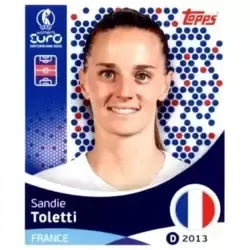 Cromo Trading Card Fútbol-Sandie Toletti-France-Topps Uefa Women's Euro 2025-#244-Basico