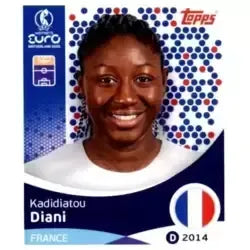 Cromo Trading Card Fútbol-Kadidiatou Diani-France-Topps Uefa Women's Euro 2025-#252-Basico