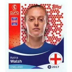 Cromo Trading Card Fútbol-Keira Walsh-England-Topps Uefa Women's Euro 2025-#262-Basico