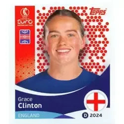 Cromo Trading Card Fútbol-Grace Clinton-England-Topps Uefa Women's Euro 2025-#264-Basico