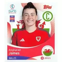 Cromo Trading Card Fútbol-Angharad James-Wales-Topps Uefa Women's Euro 2025-#270-Basico