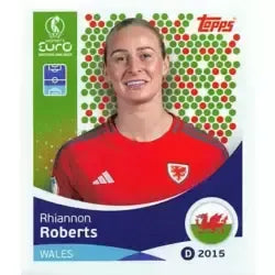 Cromo Trading Card Fútbol-Rhiannon Roberts-Wales-Topps Uefa Women's Euro 2025-#275-Basico
