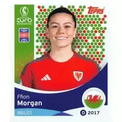 Cromo Trading Card Fútbol-F. Morgan-Wales-Topps Uefa Women's Euro 2025-#277-Basico