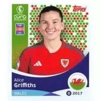 Cromo Trading Card Fútbol-Alice Griffiths-Wales-Topps Uefa Women's Euro 2025-#279-Basico