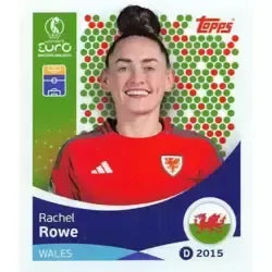 Cromo Trading Card Fútbol-Rachel Rowe-Wales-Topps Uefa Women's Euro 2025-#284-Basico