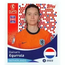 Cromo Trading Card Fútbol-Damaris Egurrola-Netherlands-Topps Uefa Women's Euro 2025-#292-Basico