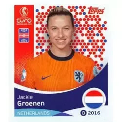 Cromo Trading Card Fútbol-Jackie Groenen-Netherlands-Topps Uefa Women's Euro 2025-#293-Basico