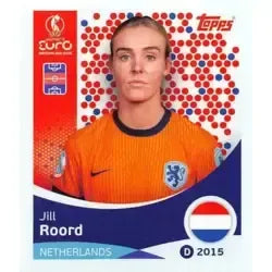 Cromo Trading Card Fútbol-Jill Roord-Netherlands-Topps Uefa Women's Euro 2025-#295-Basico
