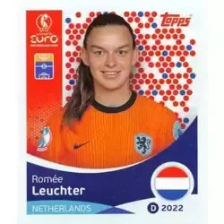 Cromo Trading Card Fútbol-Romee Leuchter-Netherlands-Topps Uefa Women's Euro 2025-#297-Basico