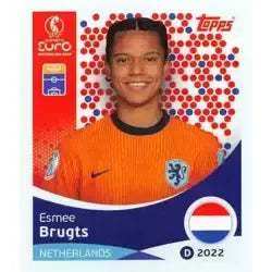 Cromo Trading Card Fútbol-Esmee Brugts-Netherlands-Topps Uefa Women's Euro 2025-#299-Basico