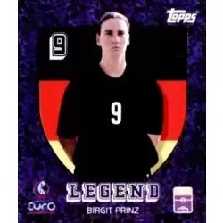 Cromo Trading Card Fútbol-Birgit Prinz-Legends-Topps Uefa Women's Euro 2025-#302-foil