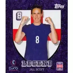 Cromo Trading Card Fútbol-Jill Scott-Legends-Topps Uefa Women's Euro 2025-#303-foil